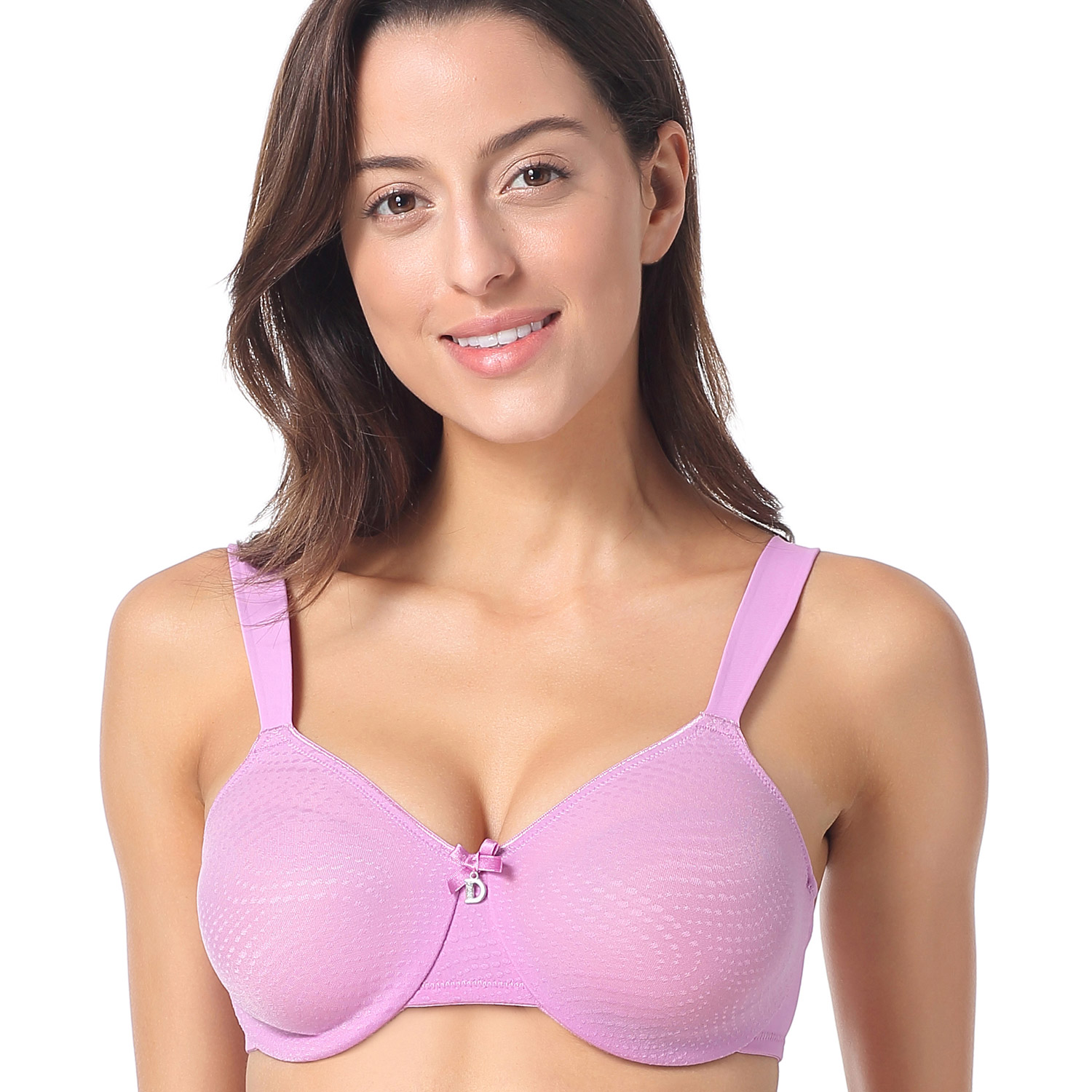 Womens See Through Minimizer Bra Plus Size Support Underwired Daily 
