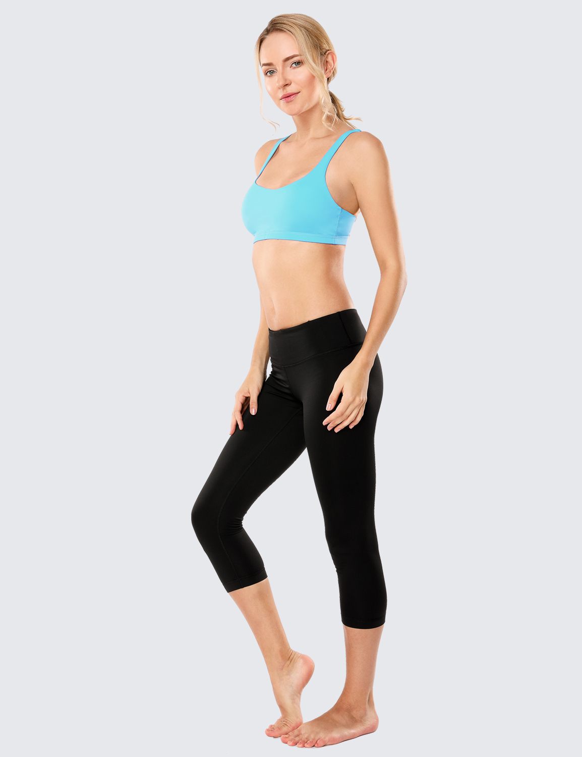 CRZ YOGA Women Yoga Sport Bra Low Impact Wirefree Padded Strappy Back Activewear