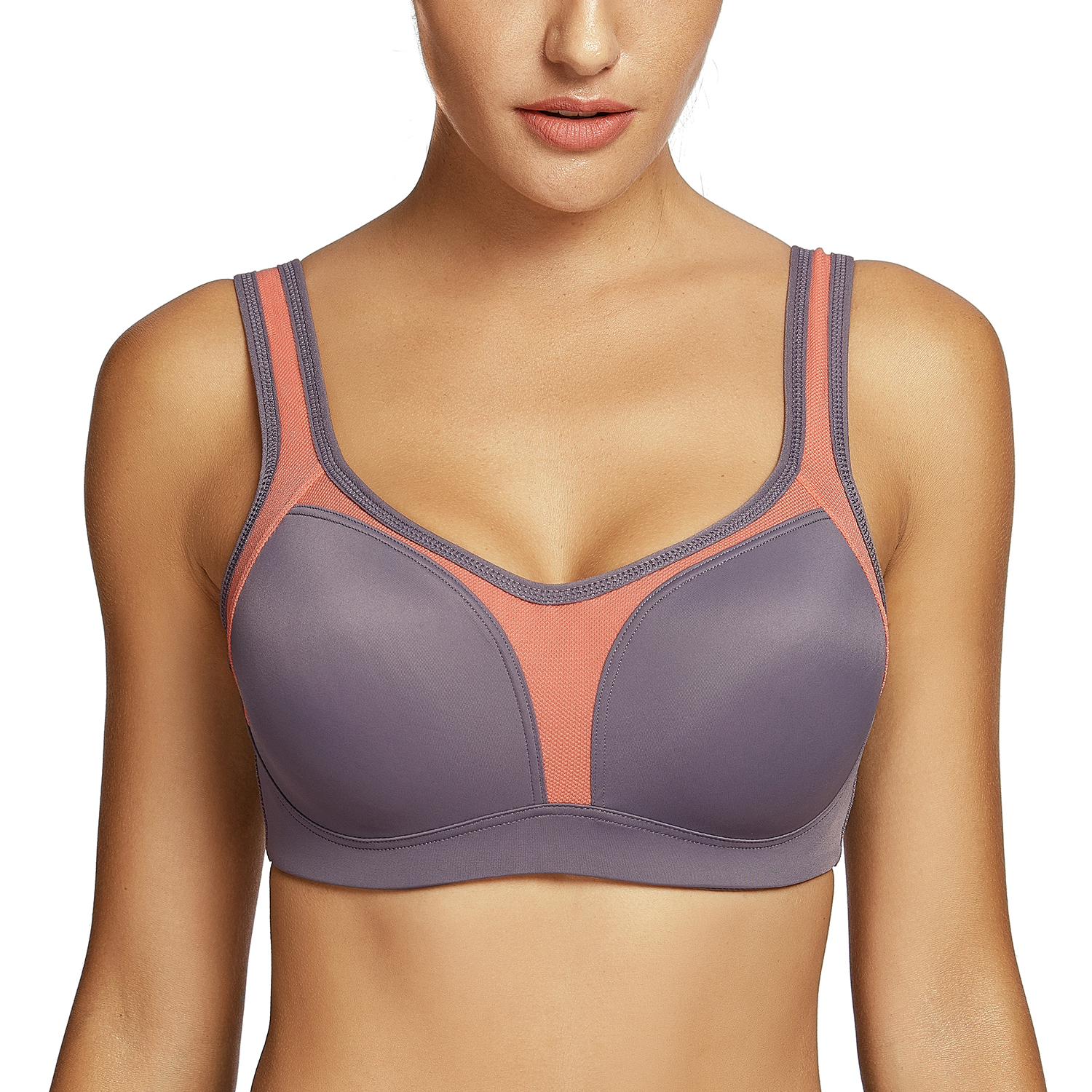 Buy SYROKAN Women's High Impact Firm Support Contour Padded