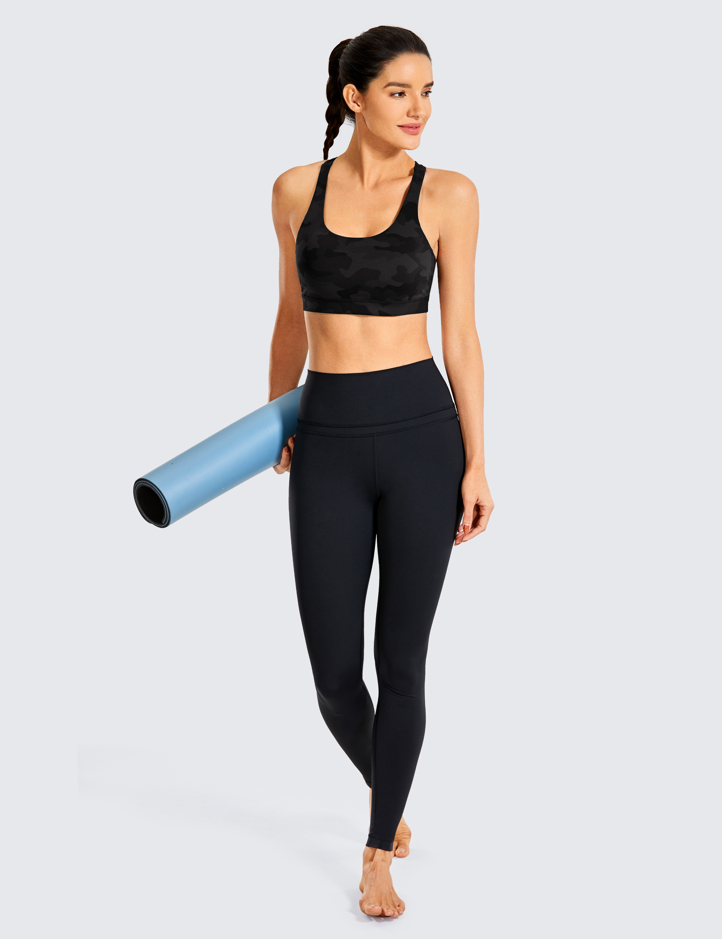Women's Strappy Back Wirefree Padded Workout Yoga Sports Bra | eBay