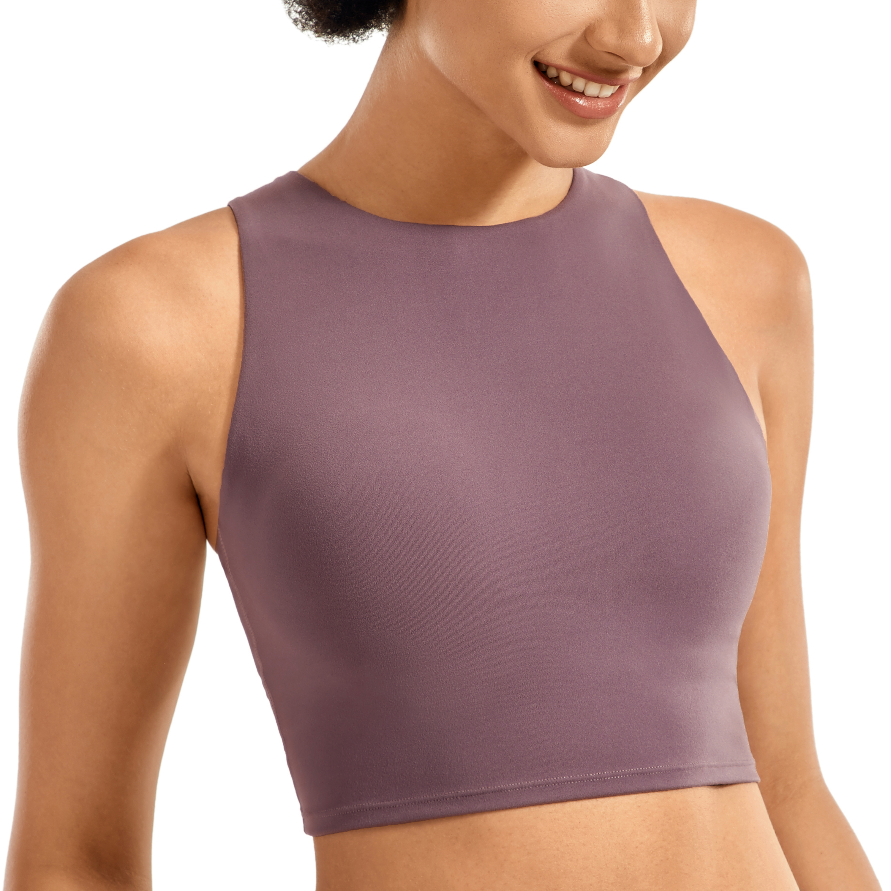 Portazai Womens Sports Bra Tops Front Cross Solid Lace Crop Tank Vest Tops Sleeveless Blouses Activewear Yoga Bra 