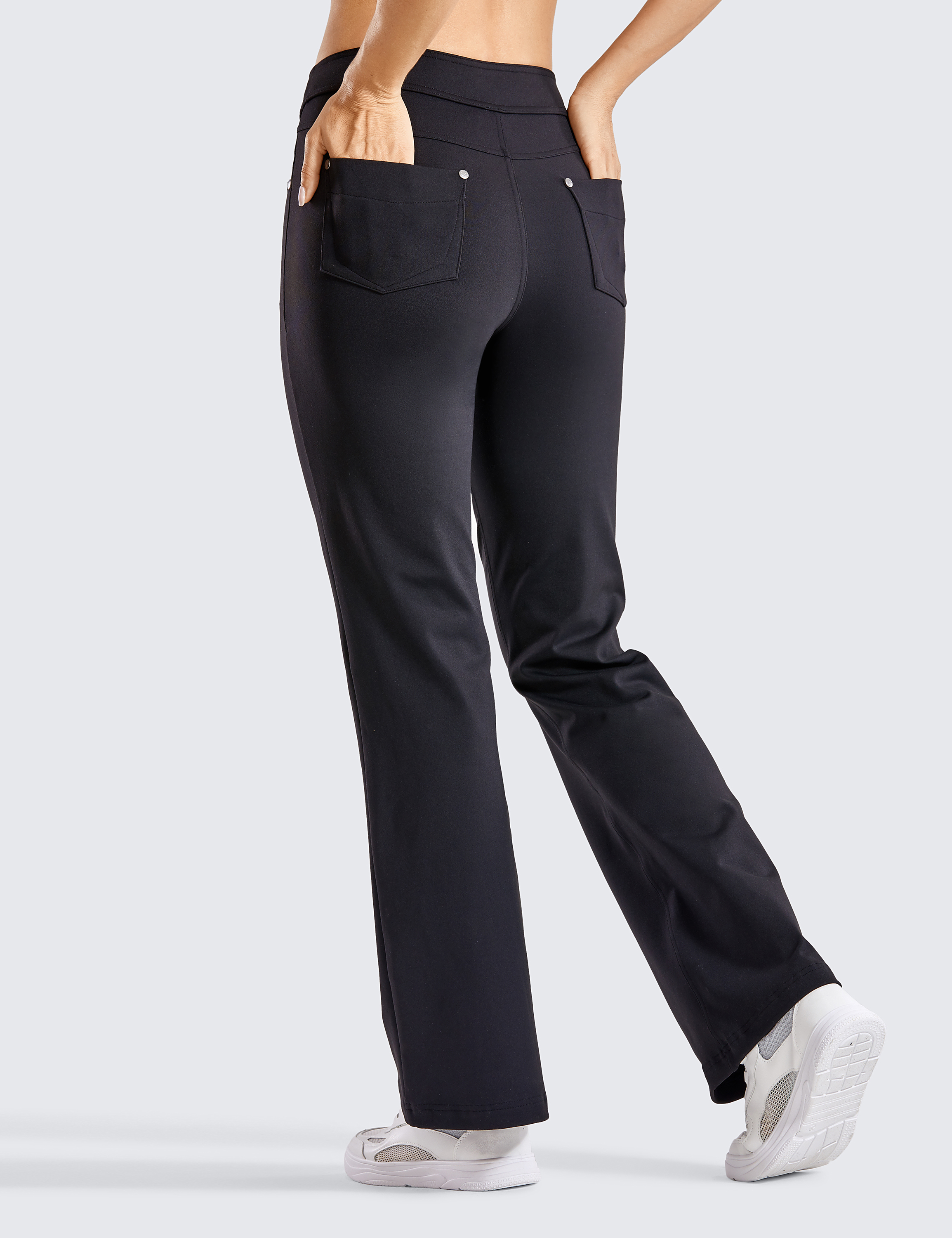 MOVE BEYOND Buttery Soft Women's Bootcut Yoga Pants with 4 Pockets