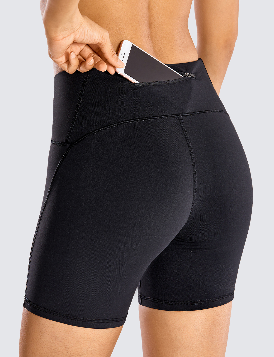 biker shorts with tummy control