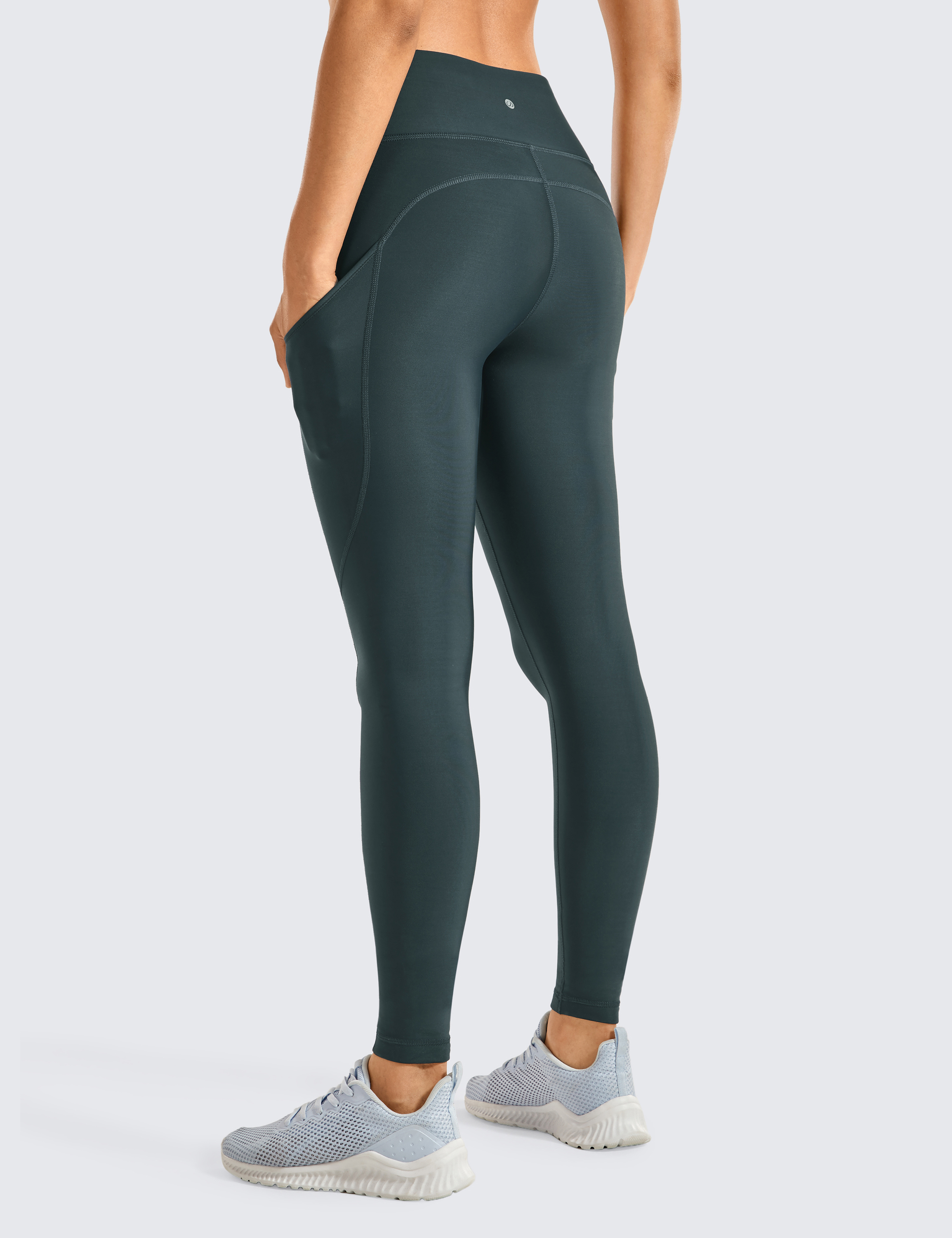 crz yoga fleece lined leggings