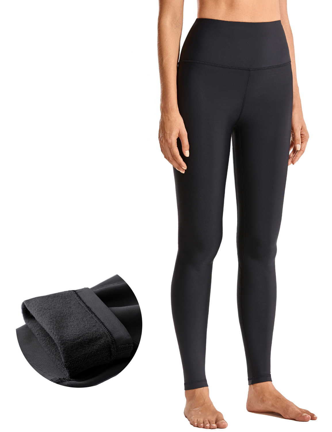 CRZ YOGA Women Fleece Lined Leggings 