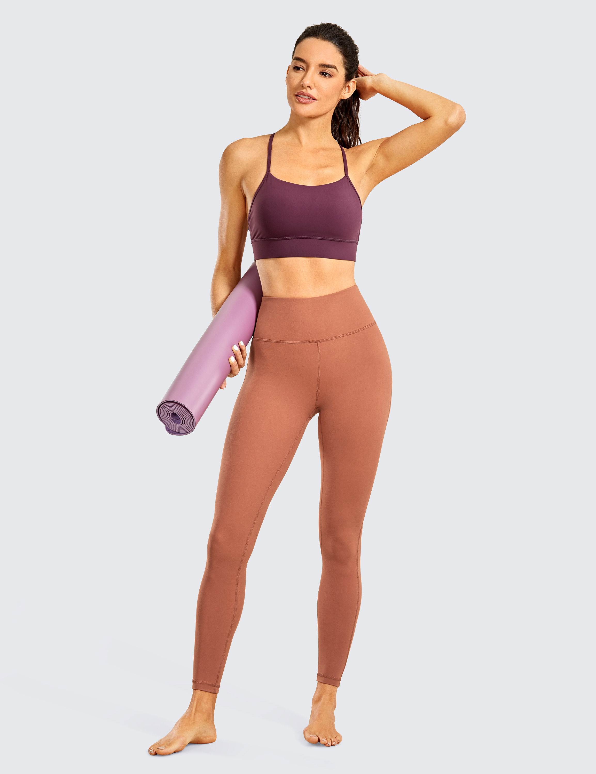 crz yoga fleece lined leggings