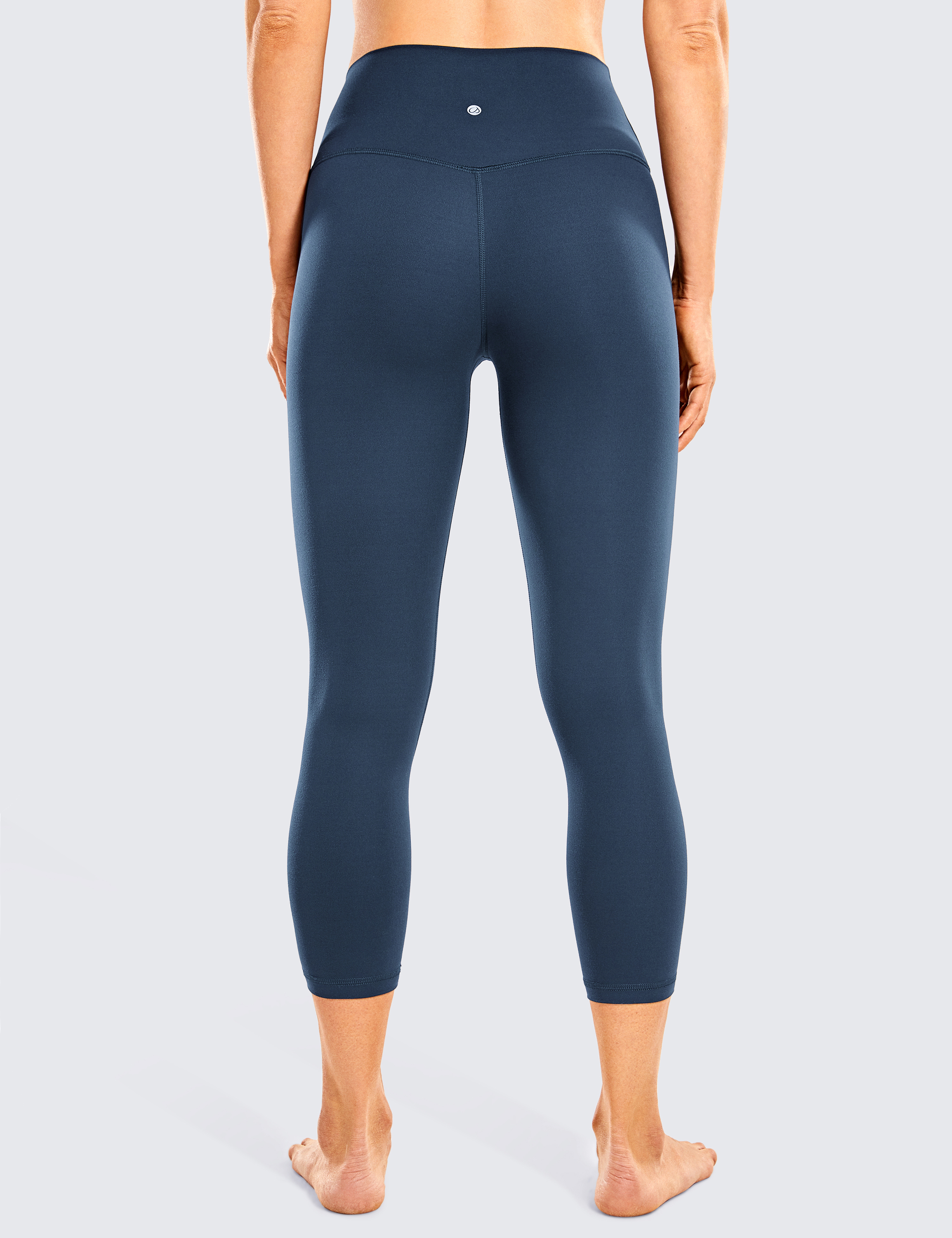 CRZ YOGA Women's Naked Feeling Workout Leggings 19 Inches - High Waist Gym  Capris Leggings with Pockets Moonphase M price in UAE,  UAE