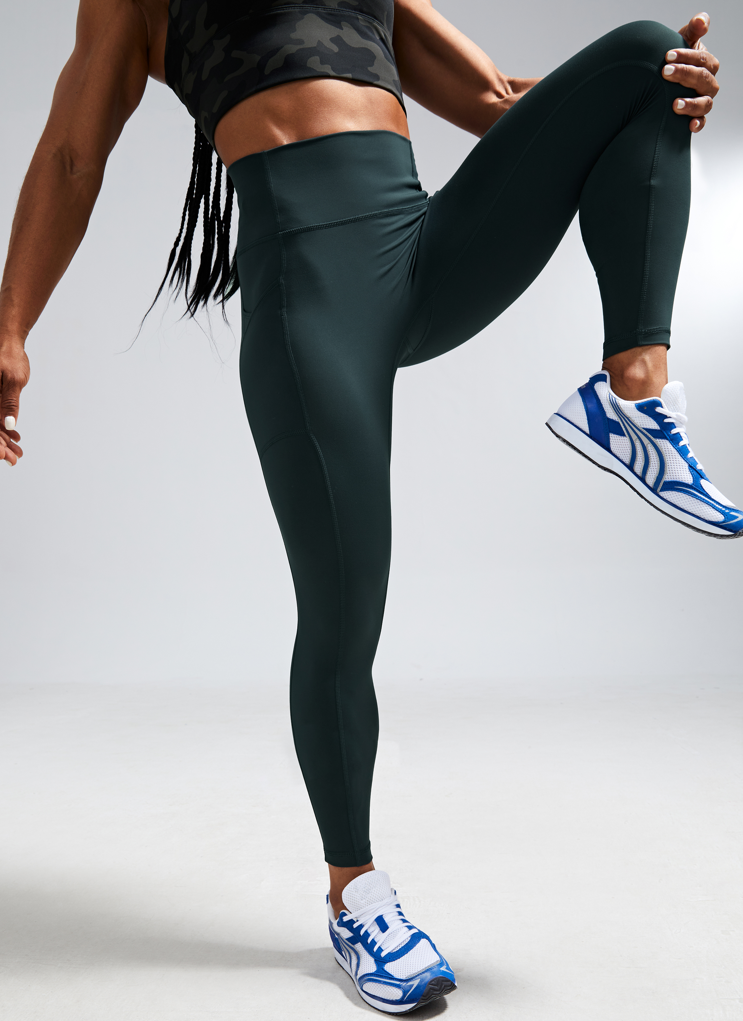 CRZ YOGA Ulti-Dry Workout Pockets Leggings 25''-No Front Seam | eBay