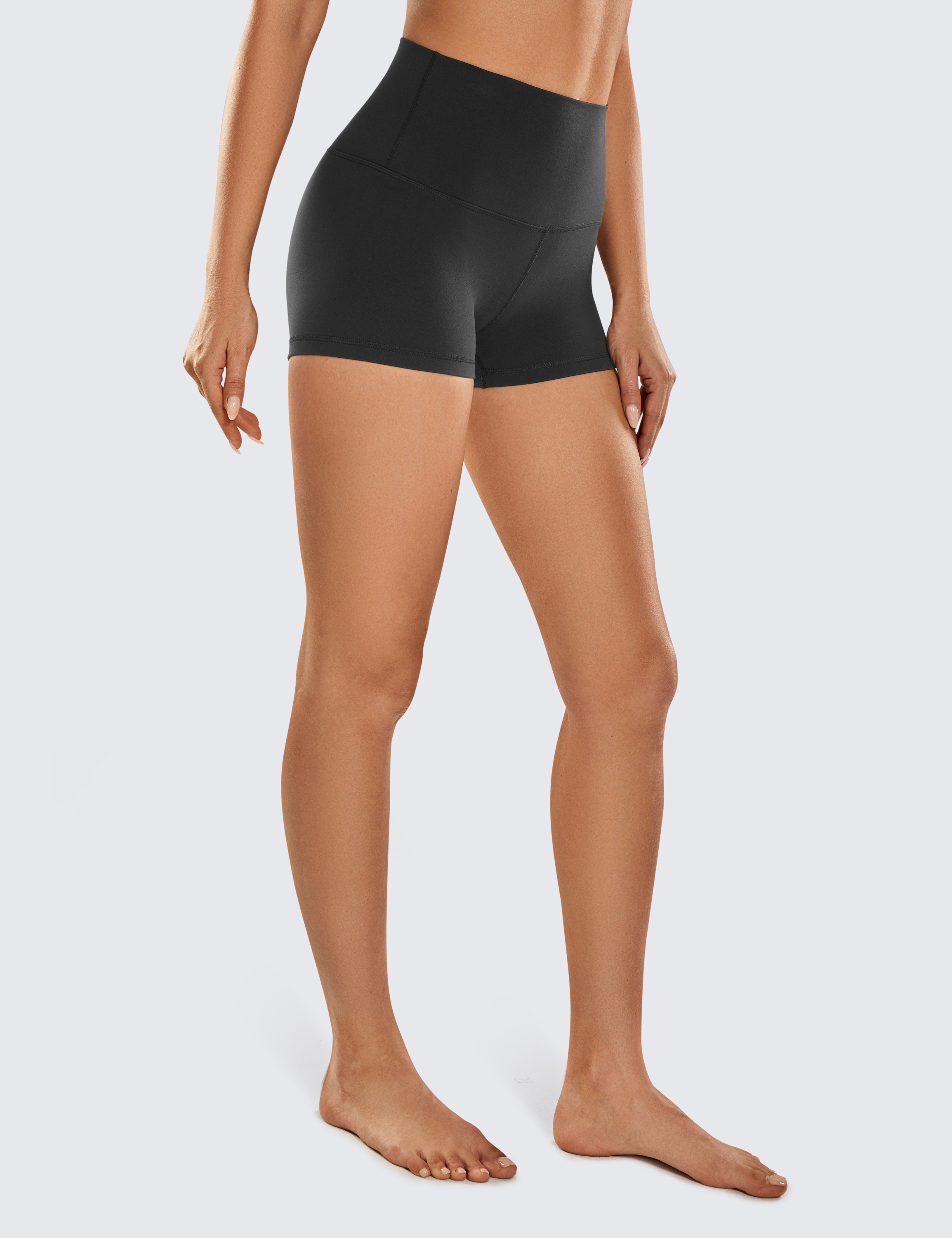 CRZ YOGA Butterluxe Womens Biker Shorts 2.5 Inches High Waisted Workout Shorts
