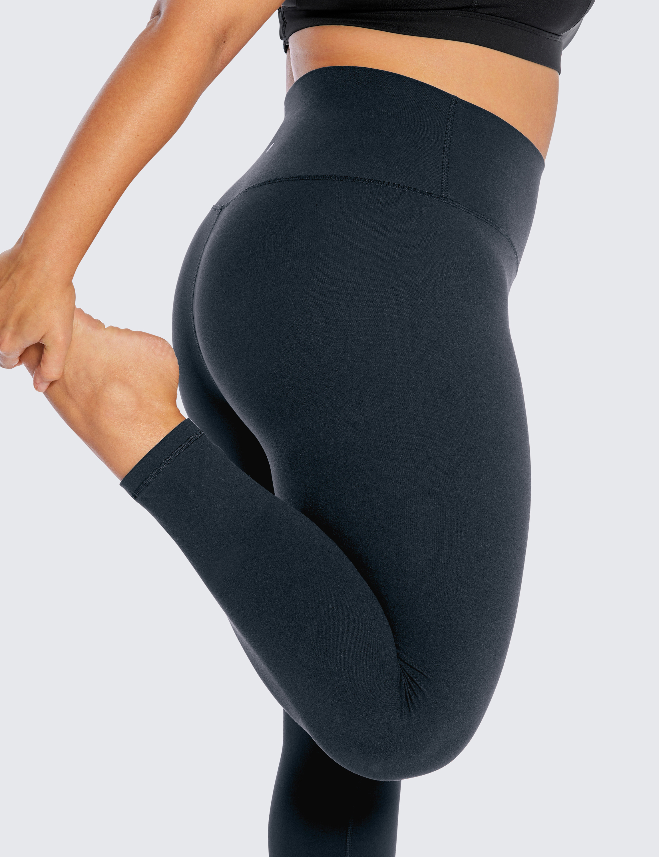 CRZ YOGA Butterluxe Womens 25 Inches Plus Size Leggings High