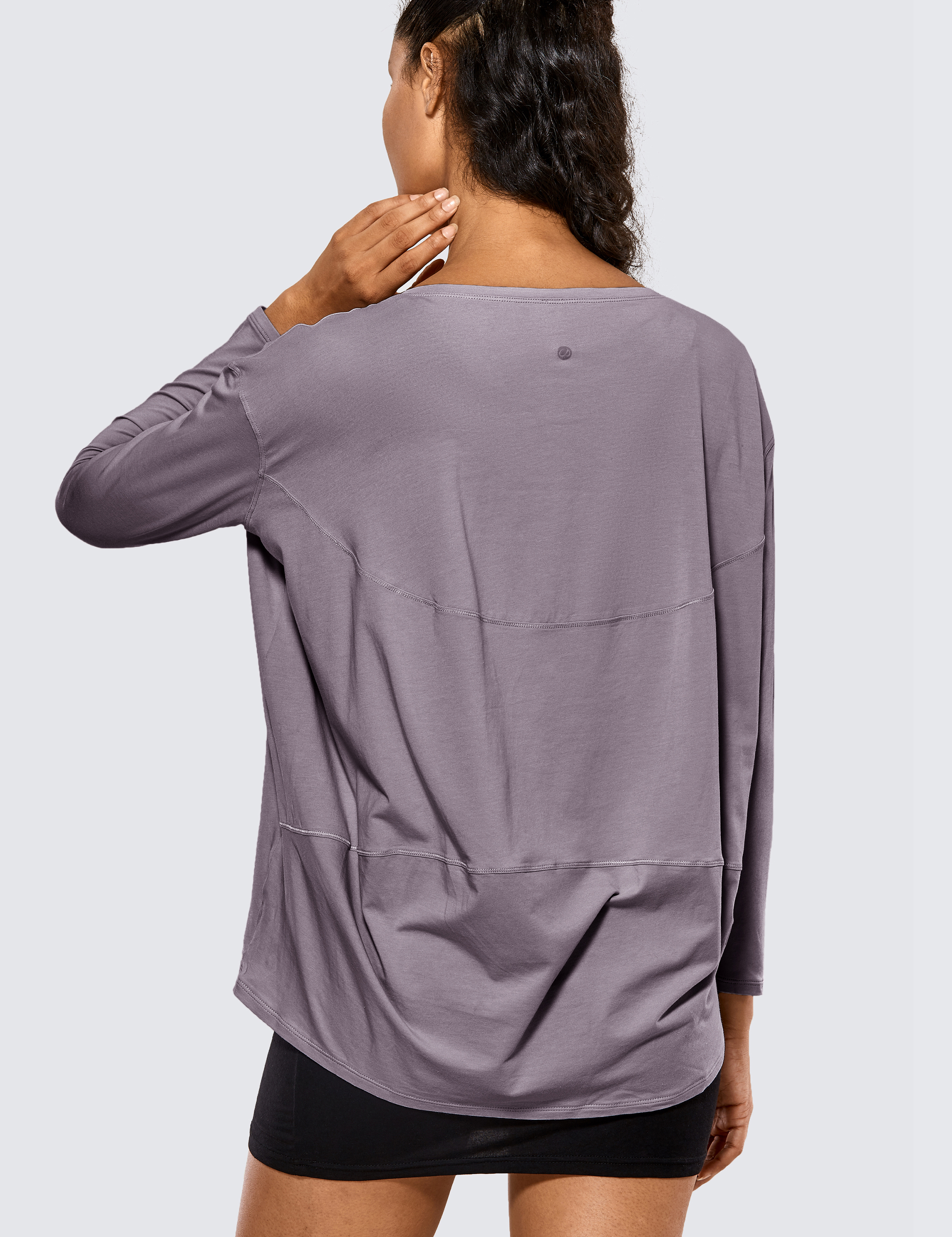 CRZ YOGA Women's Pima Cotton Loose Cropped Tank Tops Workout High Neck  Sleeveless Athletic Gym Shirts Black S price in UAE,  UAE