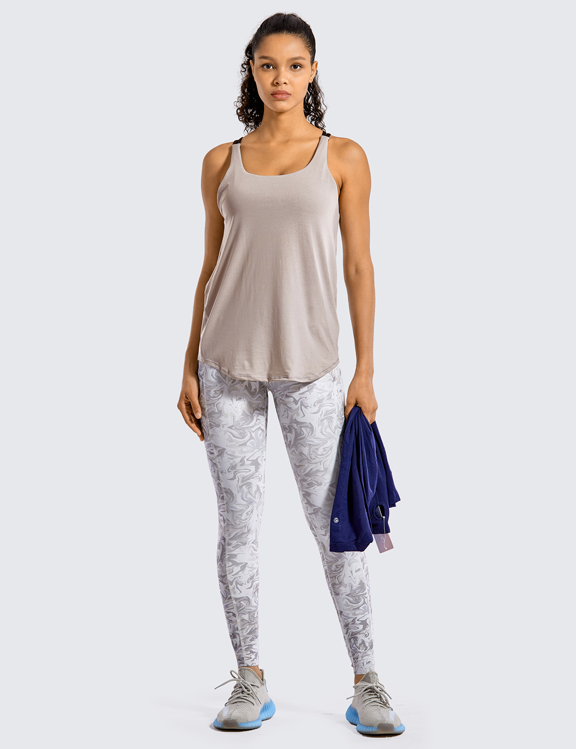 CRZ YOGA Women�s Workout Tank Tops with Built in Bra