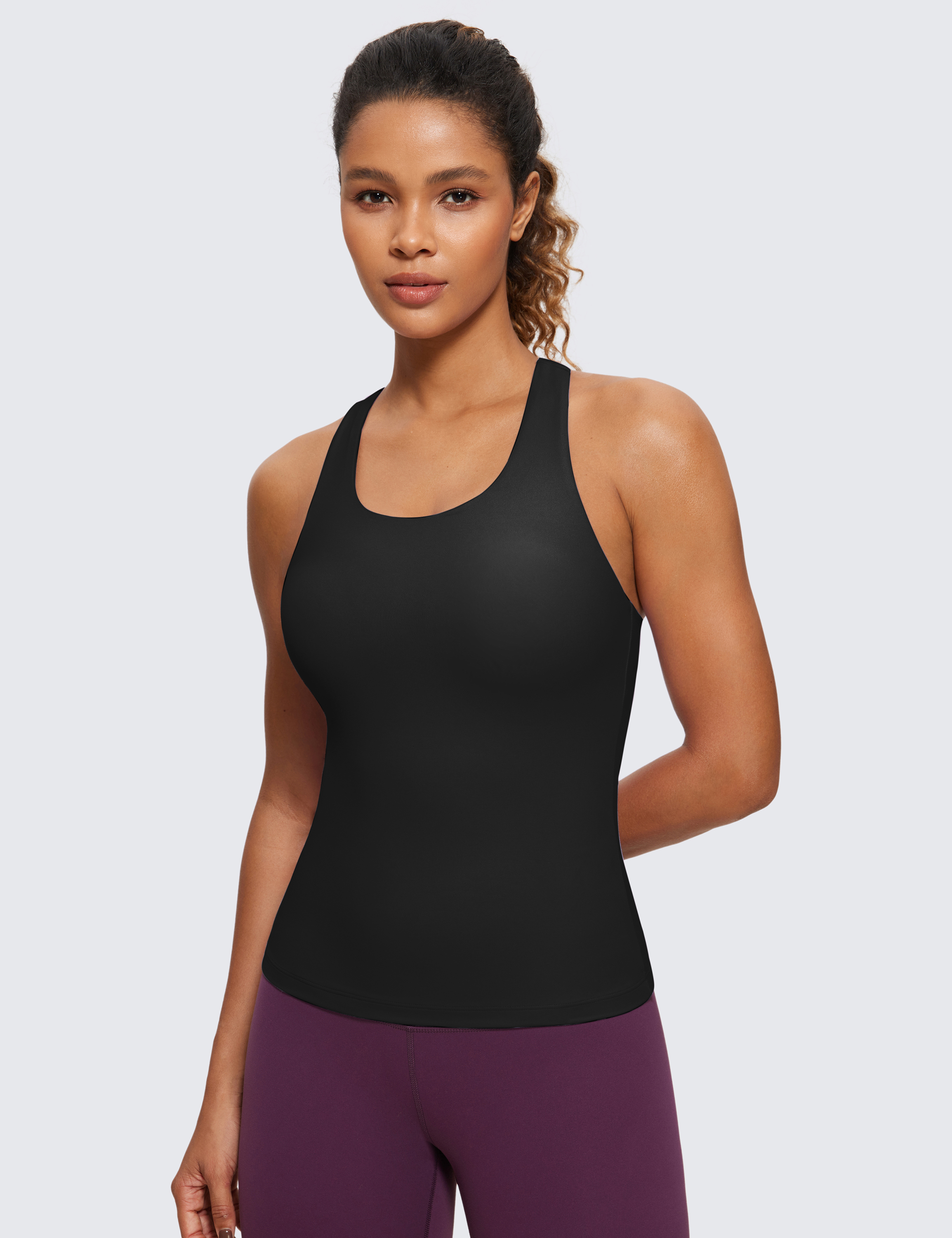 CRZ YOGA Butterluxe Racerback Tank Top for Women Sleeveless Workout Tops  Athletic Yoga Shirts Camisole : : Clothing, Shoes & Accessories