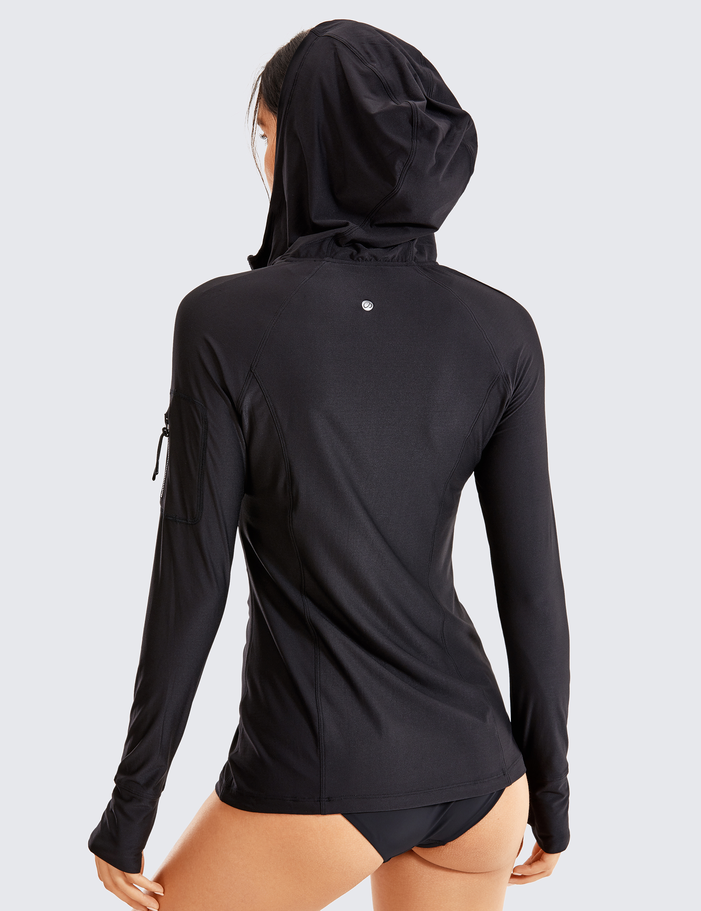 zip front rash guard swimsuit
