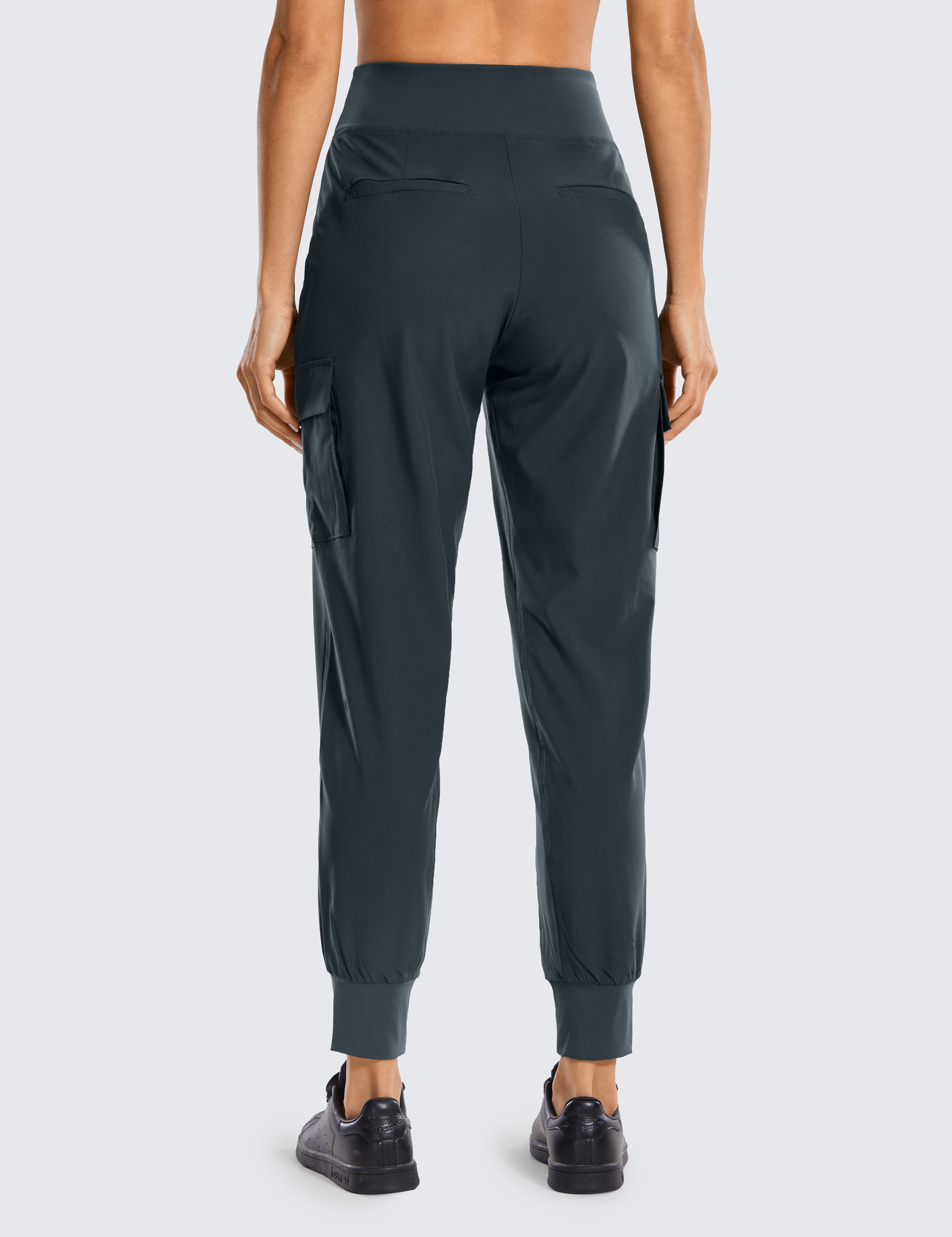 Black Yoga Pants With Cargo Pockets