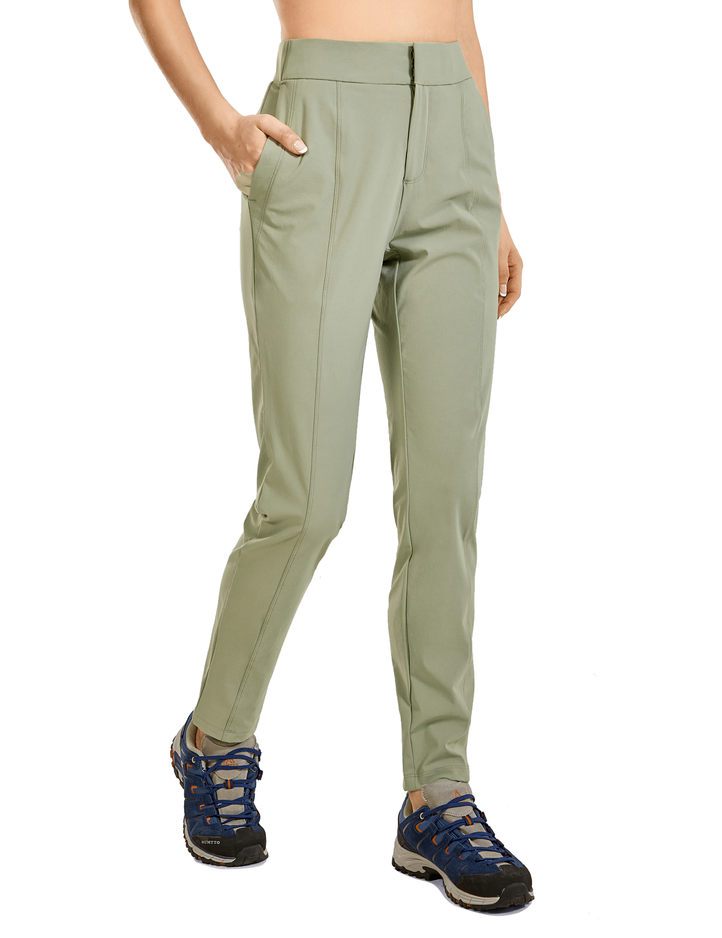 womens elastic waist hiking pants