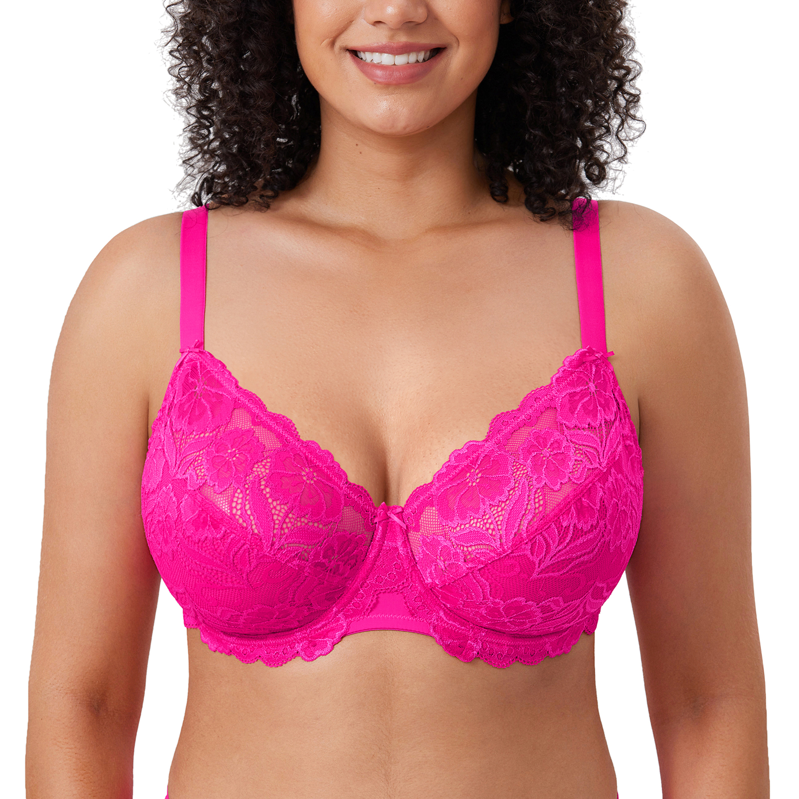 DELIMIRA Women's Plus Size Bras Full Coverage Lace Underwire Unlined bra -  AbuMaizar Dental Roots Clinic