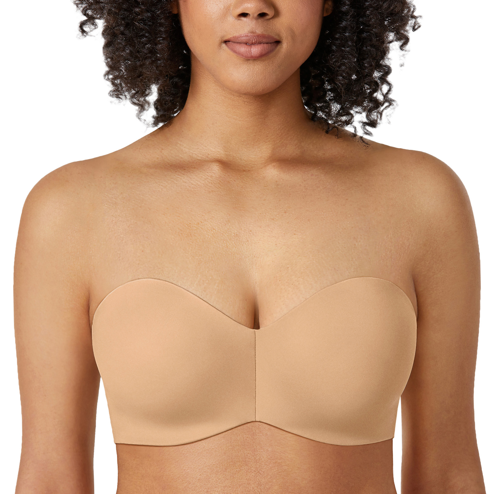 DELIMIRA Women's Underwire Strapless Bra Full Coverage Multiway