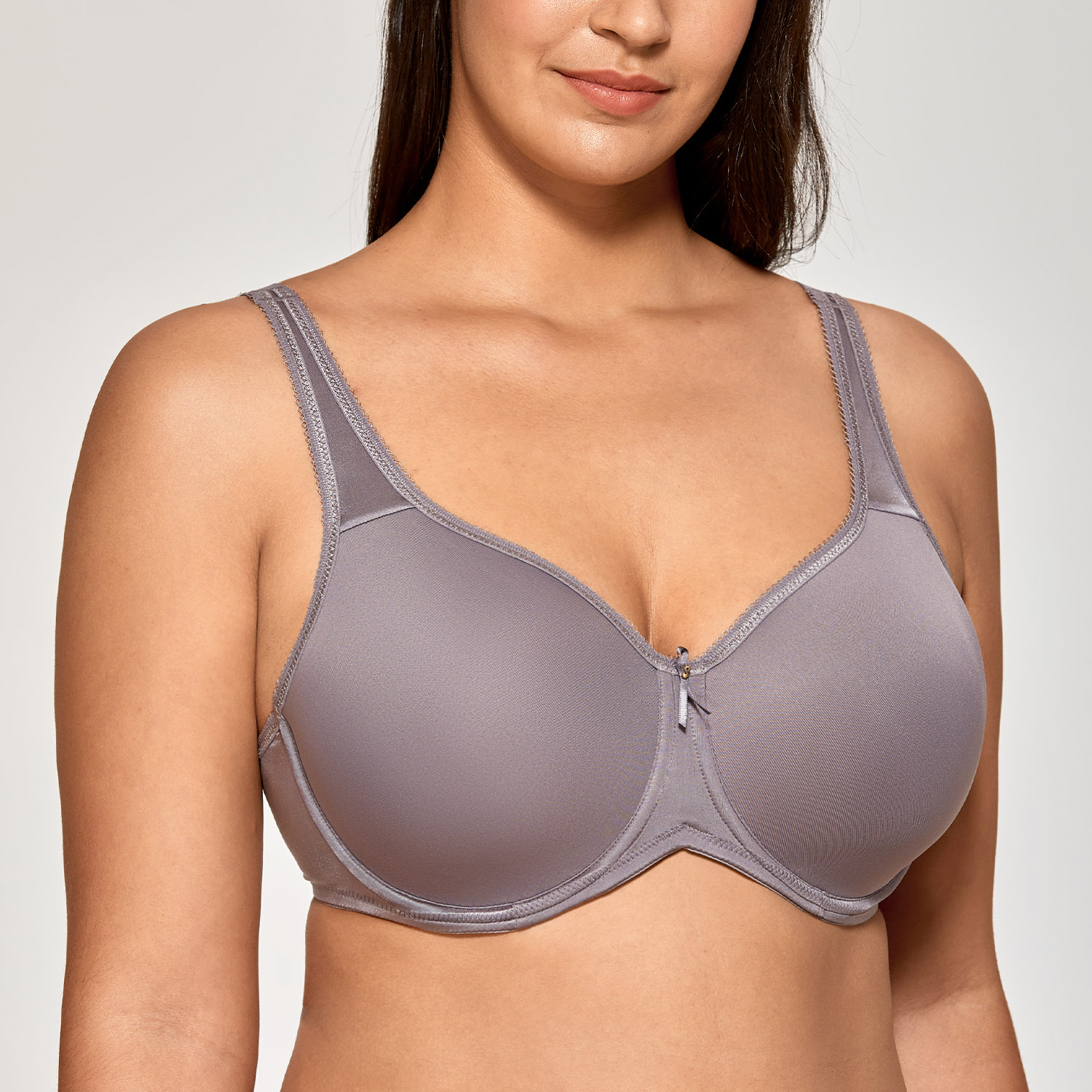 Buy Women's Underwire Full Cup T-Shirt Seamless Lightly Padded Bra