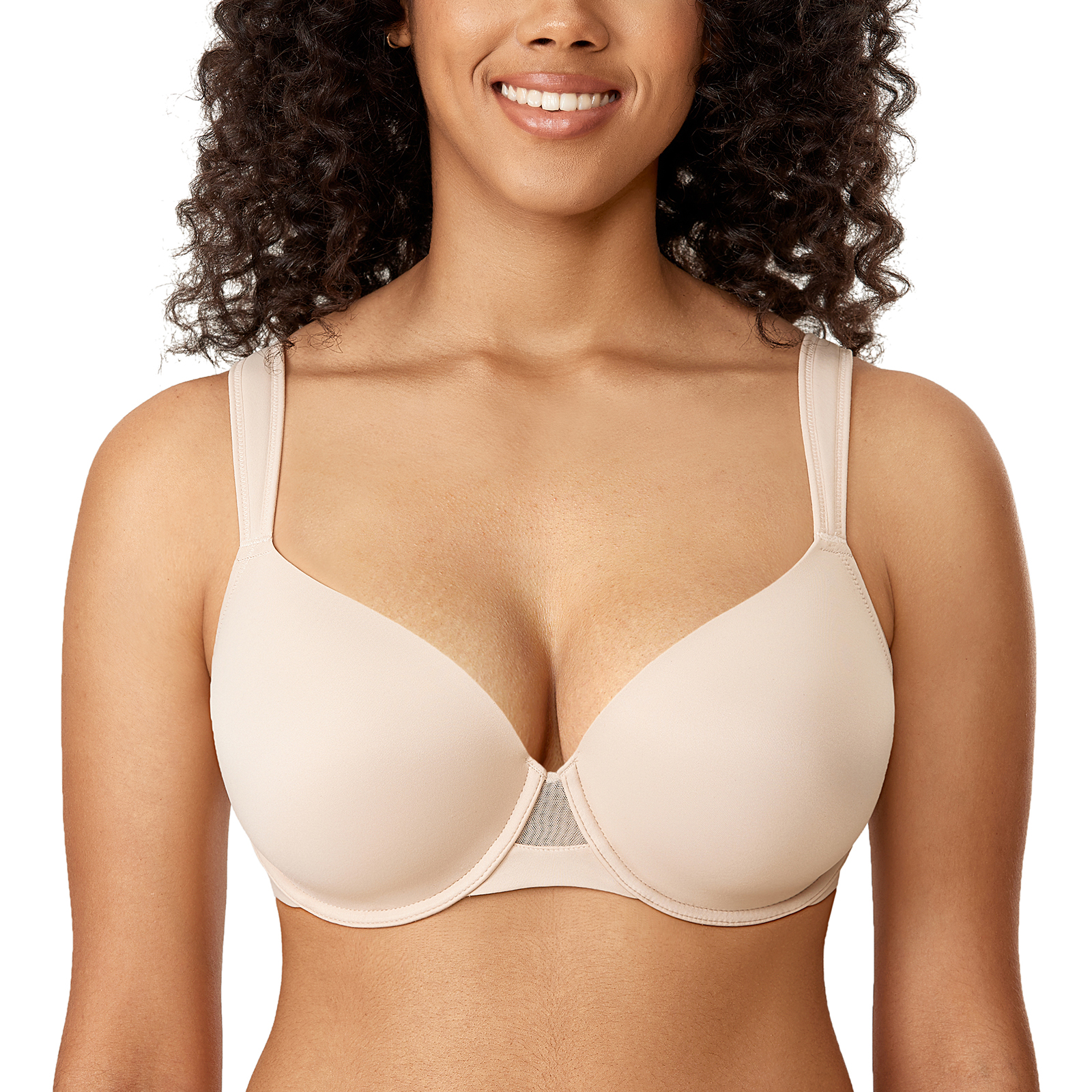 Women's Plus Size Full Coverage Underwire Lightly Padded Seamless