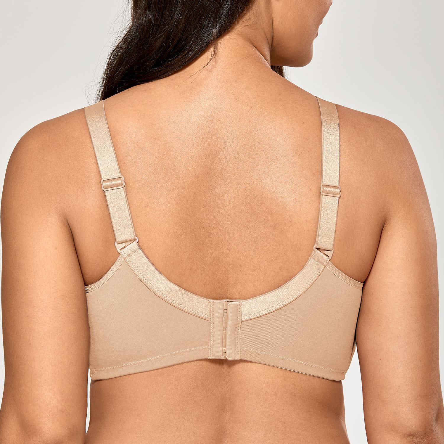 Front Closure Wirefree High Support Pocketed Mastectomy Racerback