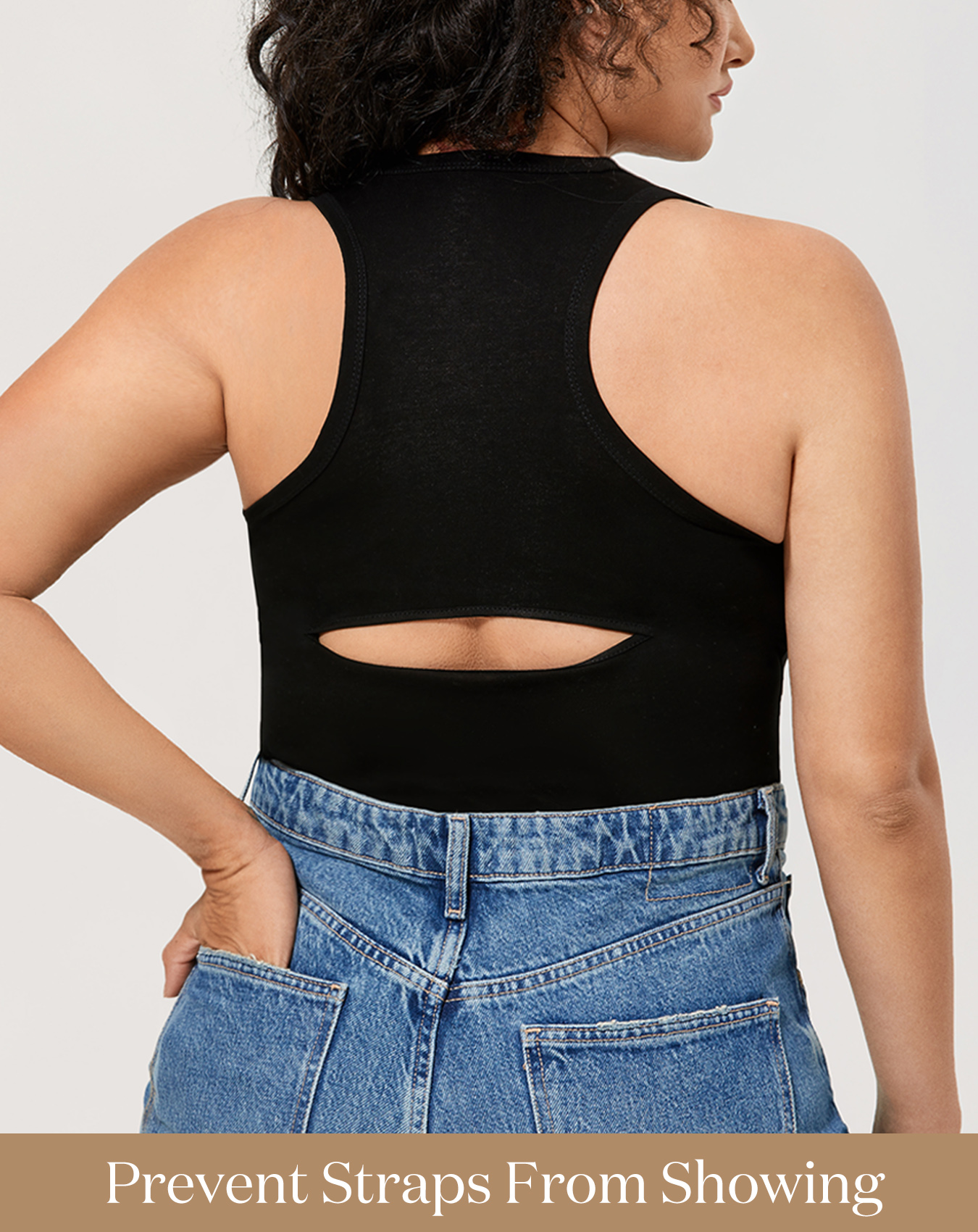DELIMIRA Damen Vorderverschluss Plunge Racerback BH ohne polster BHs