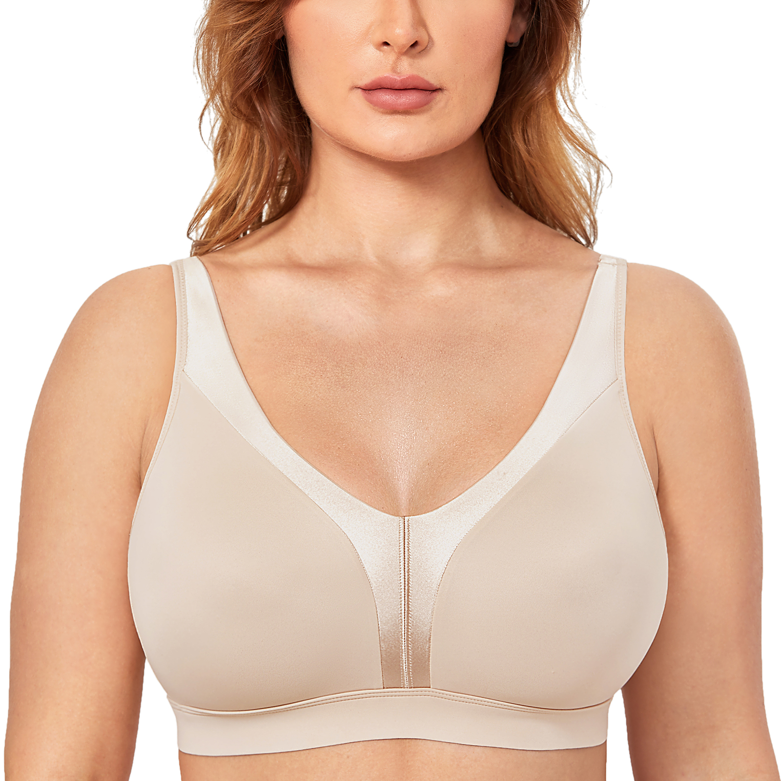 Full Coverage Underwire Bras Plus Size Women Butt Lifter Padded