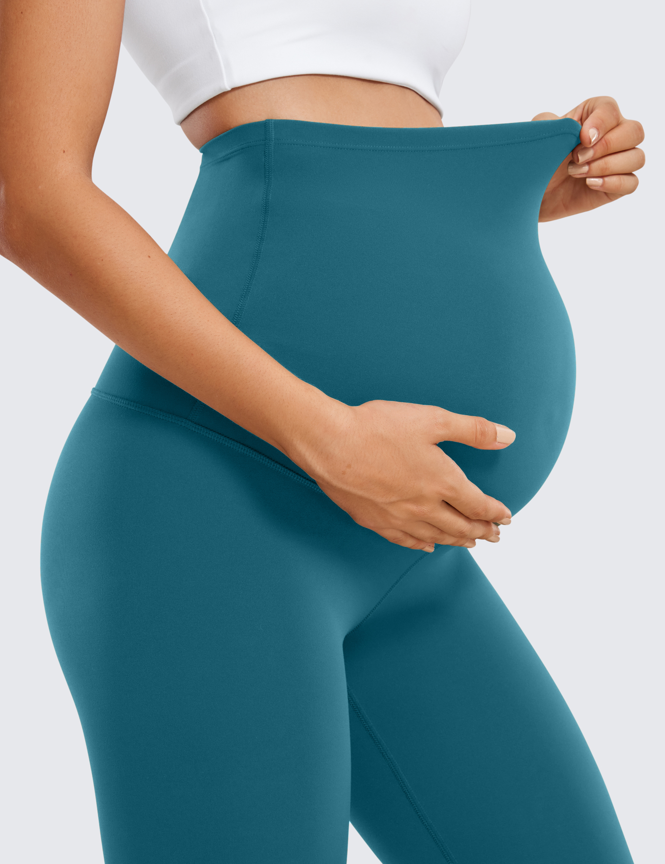 CRZ YOGA Butterluxe Maternity Leggings 25 inches Yoga Pants for Pregnancy